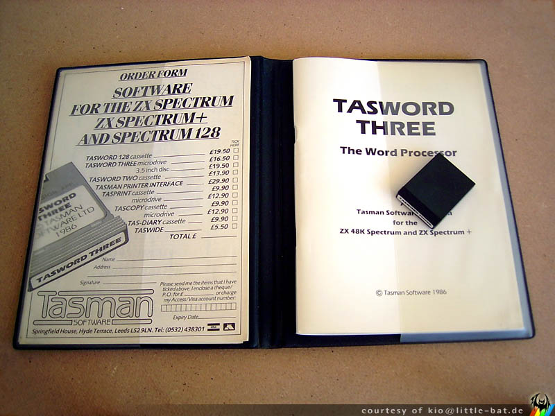 Tasword Three by Tasman Software
